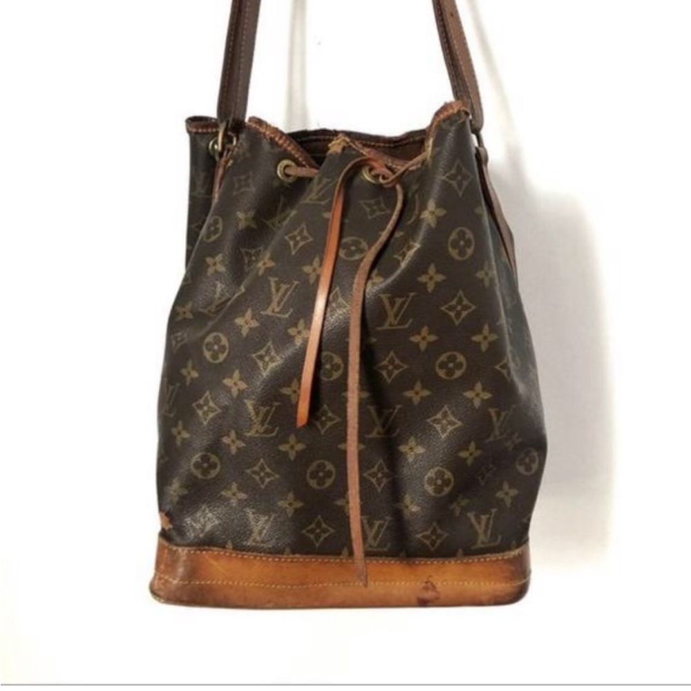 🧡🤎Classic AUTHENTIC Vintage LOUIS VUITTON Bucket bag large sz ❣️offers welcome